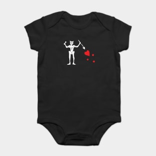 Blackbeards Flag Baby Bodysuit